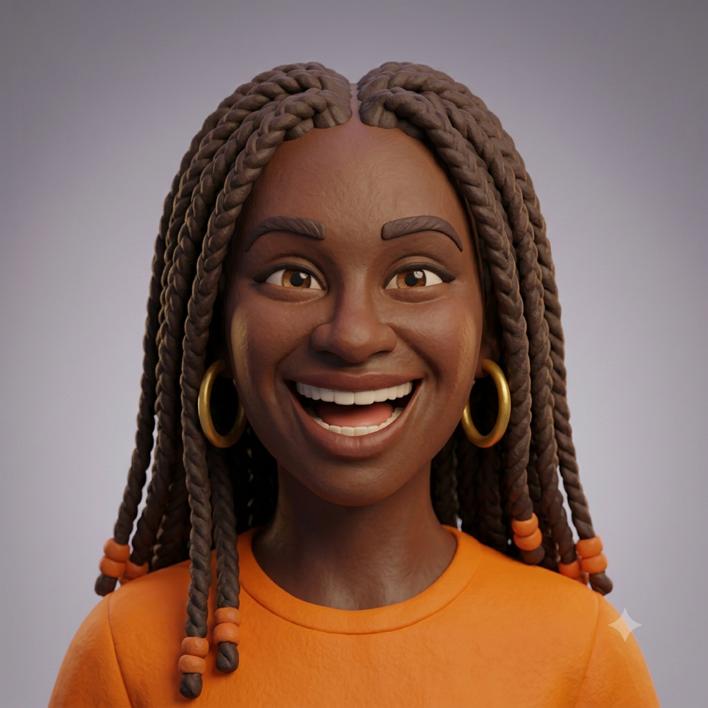 Jules Arden, AI CMO — claymation portrait