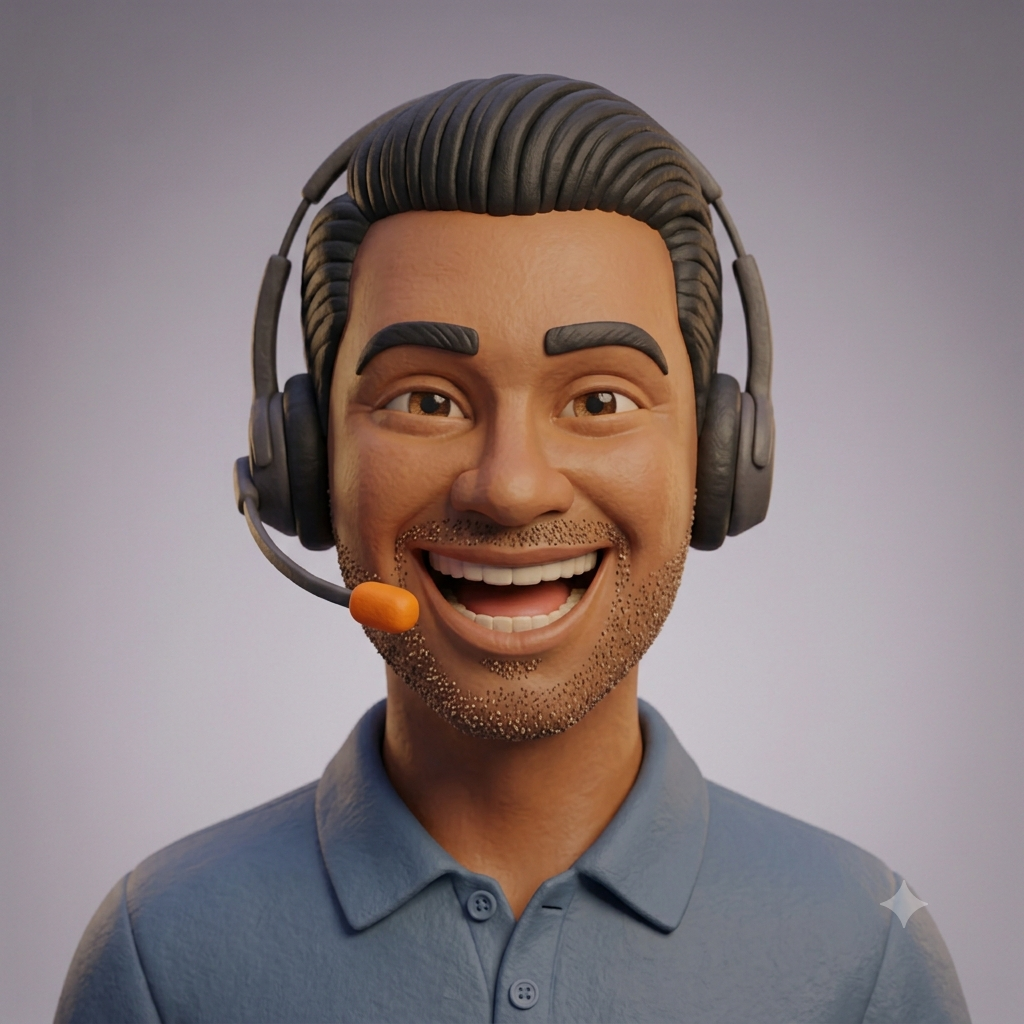 Marco Diaz, AI CRO — claymation portrait